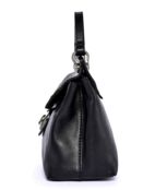 Женская сумка через плечо Cypress из натуральной кожи OLD TREND, черный