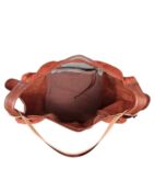 Женская сумка-хобо из натуральной кожи Rose Valley OLD TREND, коричневый