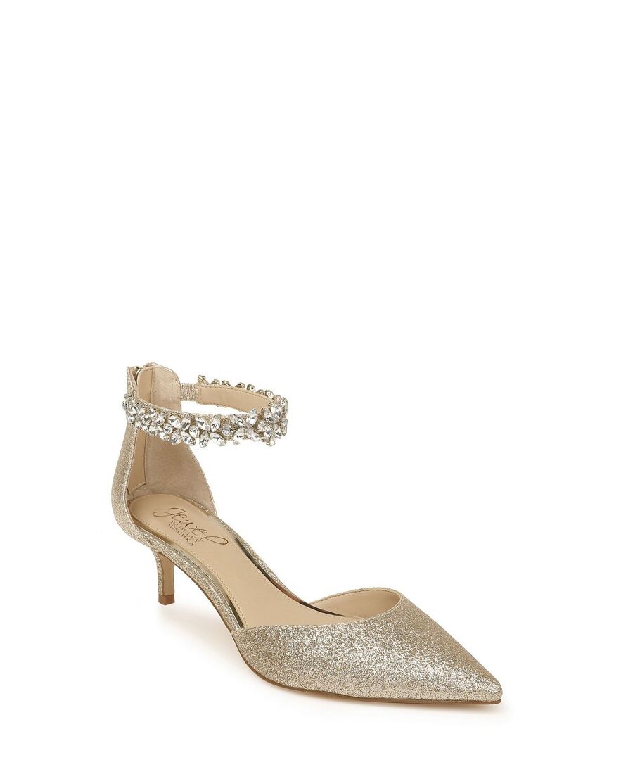 Женские вечерние туфли Robles Jewel Badgley Mischka, золотой 10147801 | Gold Glitter фото 1