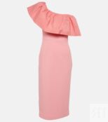 Платье миди Brittany на одно плечо REBECCA VALLANCE, розовый