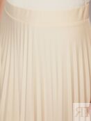 Трикотажная юбка плиссе длины миди на резинке zolla