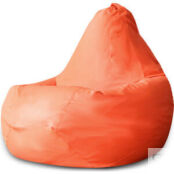 Кресло-мешок DreamBag Оранжевая экокожа 3XL 150x110