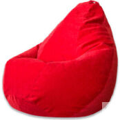 Кресло-мешок DreamBag Красный микровельвет 2XL 135x95
