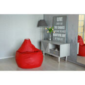 Кресло-мешок DreamBag Красная экокожа XL 125x85