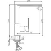 Смеситель для кухни Haiba HB505-8 белый/хром (HB70505-8) HB70505-8 фото 2