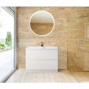 Тумба под раковину BelBagno Marino 80x80 bianco lucido (MARINO-800-2C-PIA-B