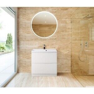 Тумба под раковину BelBagno Marino 60x85 bianco lucido (MARINO-600-2C-PIA-B