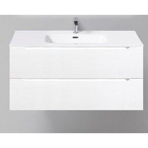 Тумба с раковиной BelBagno Etna 100х45 bianco lucido (ETNA-1000-2C-SO-BL-P,