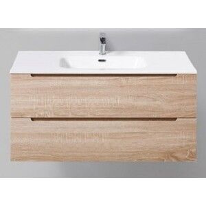 Тумба с раковиной BelBagno Etna 100х45 rovere bianco (ETNA-1000-2C-SO-WO-P,