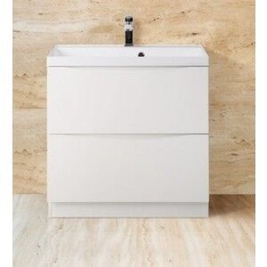 Тумба с раковиной BelBagno Marino 60x85 bianco lucido (MARINO-600-2C-PIA-BL MARINO-600-2C-PIA-BL-P + BB600/ фото 1