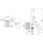 Гигиенический душ IDDIS Spring с гигиенической лейкой, хром (003SBR0i08) 003SBR0i08 фото 2