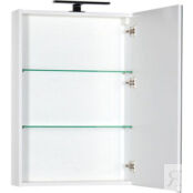 Зеркальный шкаф Aquanet Алвита 60 с светильником, белый (183994, 178249)