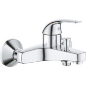 Смеситель для ванны Grohe BauCurve с душевым гарнитуром, хром (23599000, 26 23599000 + 26083002 фото 3