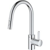 Смеситель для кухни Grohe Eurosmart Cosmopolitan с выдвижным изливом (31481 31481001 фото 1