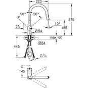 Смеситель для кухни Grohe Minta с выдвижным изливом (32321002) 32321002 фото 2