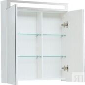 Зеркальный шкаф Dreja Max 70 белый глянец (77.9007W)