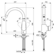 Смеситель для кухни Ideal Standard Ceraflex (B1727AA) B1727AA фото 2