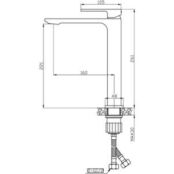 Смеситель для раковины Orange Lutz хром (M04-121cr) M04-121cr фото 2