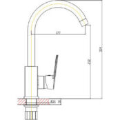 Смеситель для кухни Orange Plito хром (M16-004cr) M16-004cr фото 2