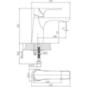 Смеситель для раковины Orange Aristo хром (M19-021cr) M19-021cr фото 2