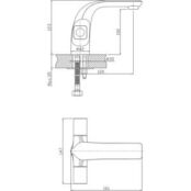 Смеситель для раковины Orange Lotos (M32-021cr) M32-021cr фото 2