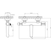 Смеситель для ванны Agger Slim (A2210000) A2210000 фото 2