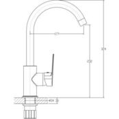 Смеситель для кухни Agger Splendid высокий (A0900100) A0900100 фото 2