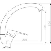 Смеситель для кухни Agger Exact (A2100200) A2100200 фото 2