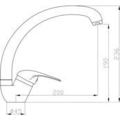 Смеситель для кухни Agger Move (A0600200) A0600200 фото 2