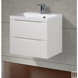 Тумба с раковиной BelBagno Marino 60 bianco lucido (MARINO-600-2C-SO-BL-P,