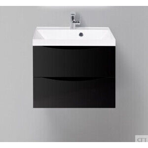 Тумба с раковиной BelBagno Marino 60 nero lucido (MARINO-600-2C-SO-NL-P, BB