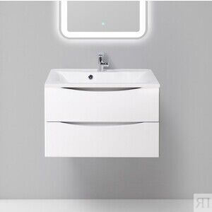 Тумба с раковиной BelBagno Marino 75 bianco lucido (MARINO-750-2C-SO-BL-P,