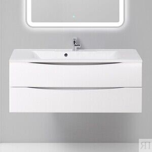 Тумба с раковиной BelBagno Marino 120 bianco lucido (MARINO-1200-2C-SO-BL-P