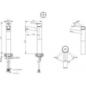 Смеситель для раковины Bravat Palace высокий (F1172217CP-A-RUS) F1172217CP-A-RUS фото 2