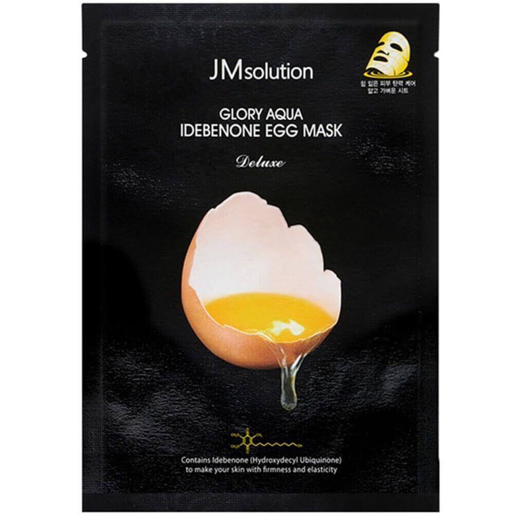 Тканевая маска JM Solution Glory Aqua Idebenone Egg Mask фото 1