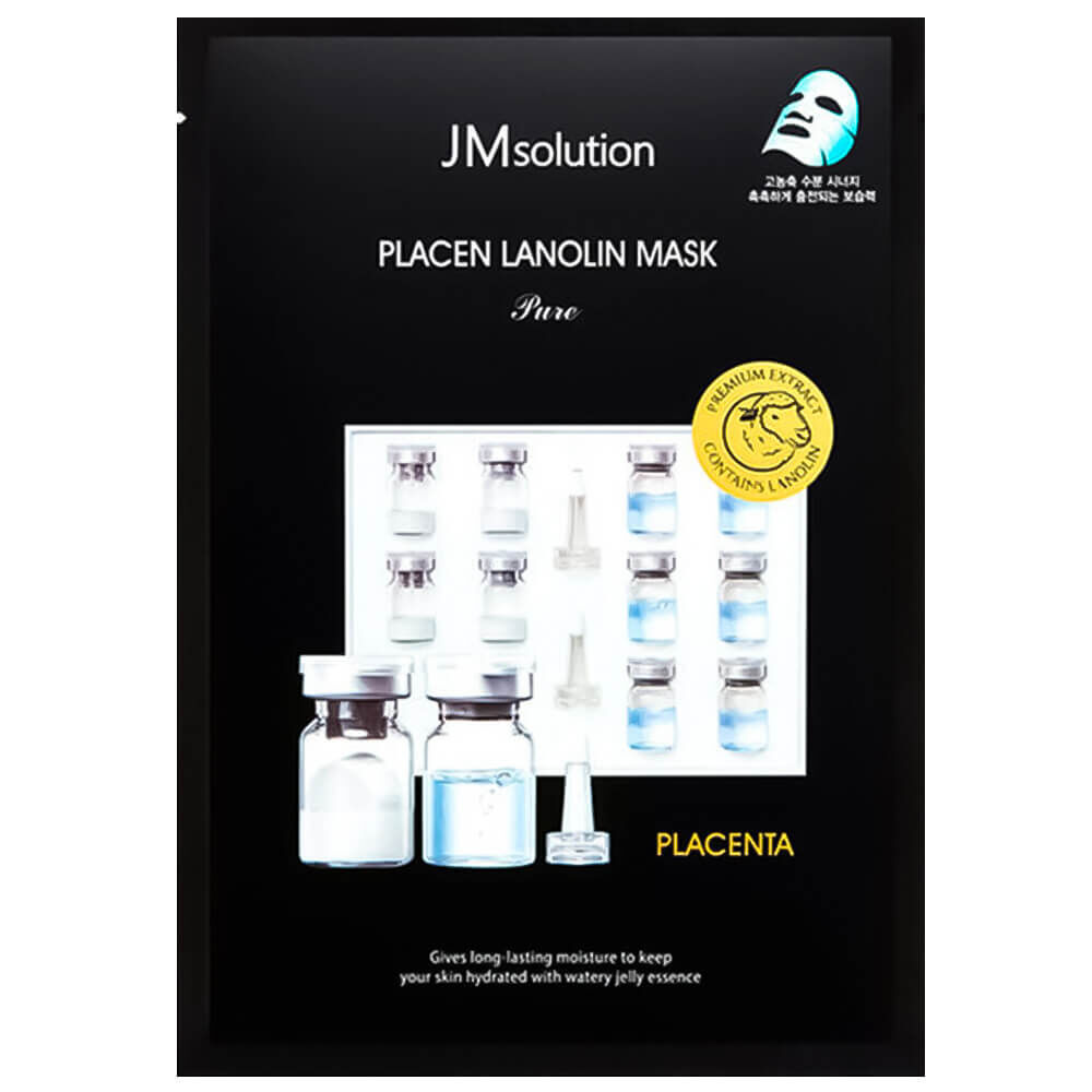 Тканевая маска JM Solution Placen Lanolin Mask Pure фото 1