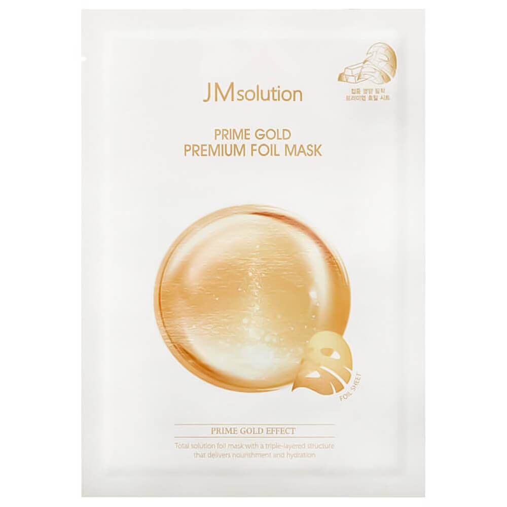 Тканевая маска JM Solution Prime Gold Premium Foil Mask фото 1