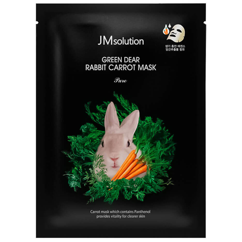 Тканевая маска JM Solution Green Dear Rabbit Carrot Mask фото 1