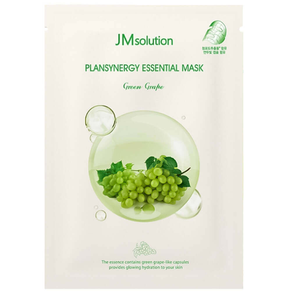 Тканевая маска JM Solution Plansynergy Essential Mask Green Grape фото 1