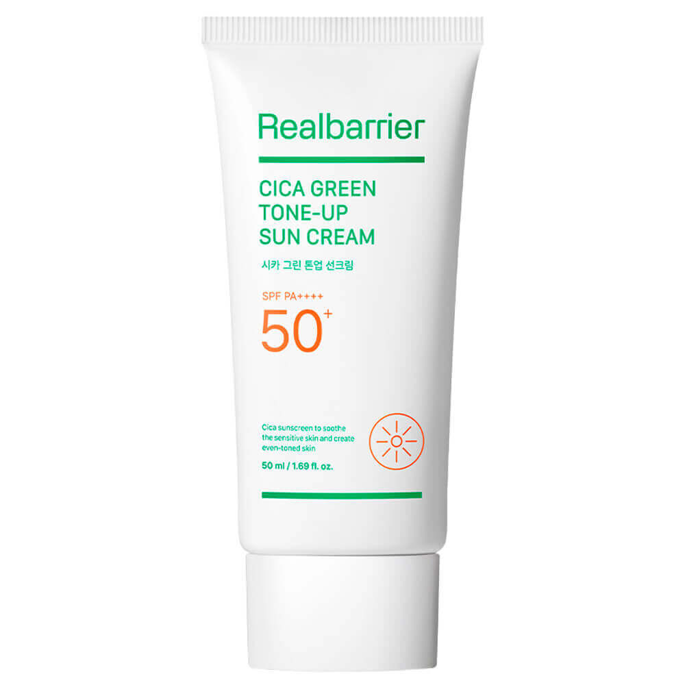 Солнцезащитный крем Real Barrier Cica Green Tone Up Sun Cream SPF 50 PA++++ фото 1