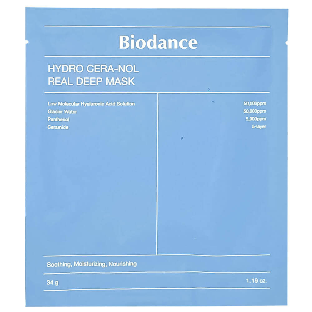 Маска для лица Biodance Hydro Cera-Nol Real Deep Mask Sheet фото 1