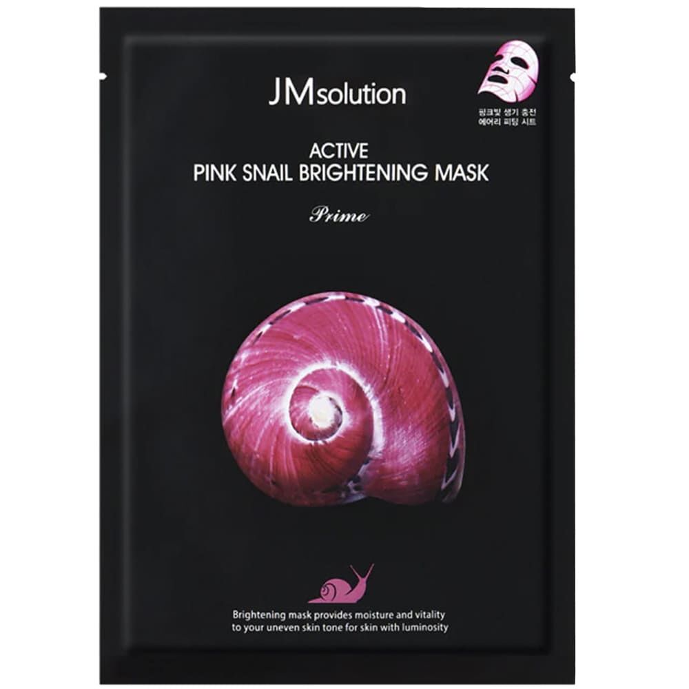 Тканевая маска JM Solution Active Pink Snail Brightening Mask Prime