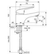 Смеситель для раковины Vidima Fine хром (BA384AA) BA384AA фото 2