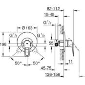 Смеситель для душа Grohe BauLoop хром (29080001) 29080001 фото 2