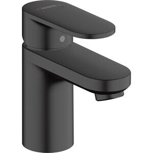 Смеситель для раковины Hansgrohe Vernis Blend с донным клапаном, черный мат HG71550670 фото 1