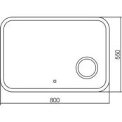 Зеркало Mixline Эльза 80х55 сенсор, подсветка, с увеличением (4630104801423 547312 фото 2