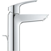 Смеситель для раковины Grohe Eurosmart с донным клапаном, хром (23322003) 23322003 фото 3