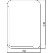 Зеркало Mixline Алькон 55х80 (548526) 548526 фото 2