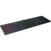 Клавиатура A4Tech Fstyler FX60 серый USB slim LED (FX60 GREY / NEON) FX60 GREY / NEON фото 4