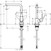 Смеситель для кухни Hansgrohe Focus хром (31817000) HG31817000 фото 2